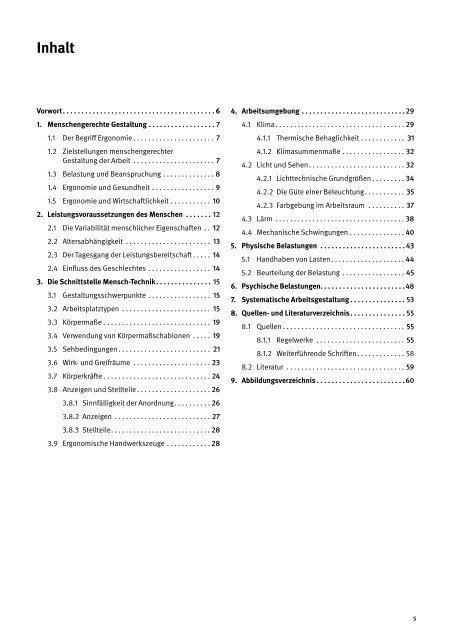 BGHM-I 101: Mensch und Arbeitsplatz in der Holz- und Metallindustrie