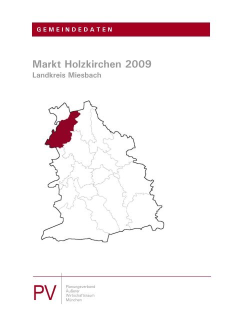 Markt Holzkirchen 2009 Landkreis Miesbach GEMEINDEDATEN