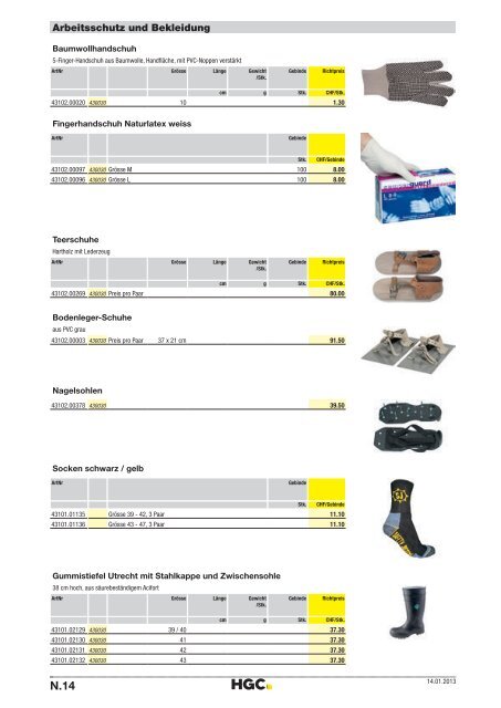 WERKZEUGKATALOG 2013 - HG Commerciale