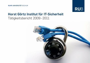 TÃ¤tigkeitsbericht HGI - Horst GÃ¶rtz Institute for IT-Security - Ruhr ...