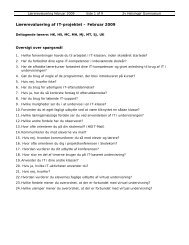 Evaluering af virtuel undervisning i 1v den 30 - IT-klasse