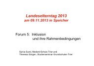 Forum 5 PPP - LandesElternBeirat Rheinland-Pfalz