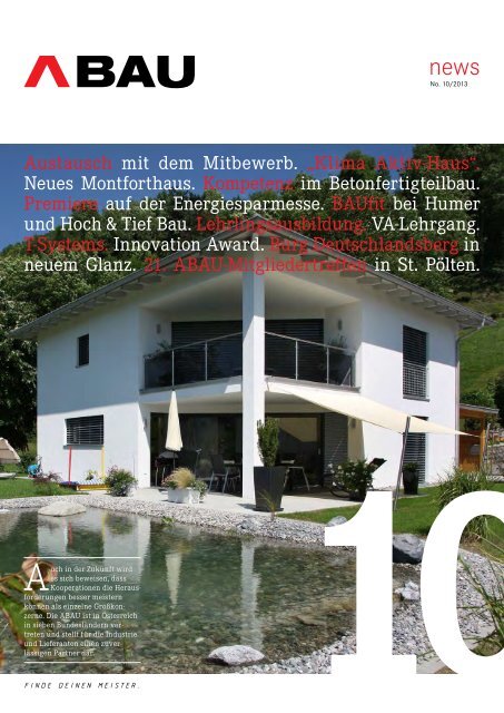 Ausgabe 01 2013 A Bau