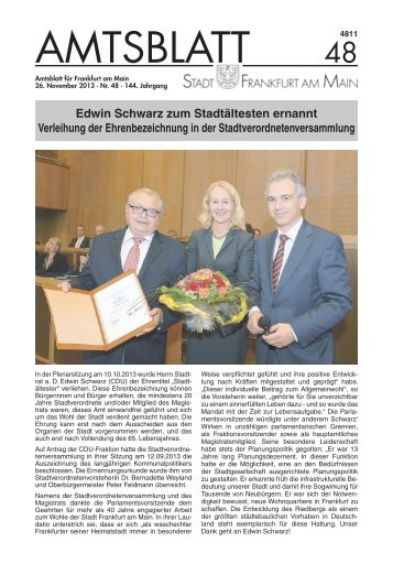 AMTSBLATT - Frankfurt am Main