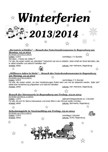 20. Jahrgang Dezember 2013 Nr. 4 - der Gemeinde Hagelstadt