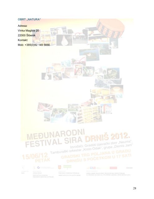 3. MeÄunarodni festival sira DrniÅ¡ 2012. - Hrvatska gospodarska ...