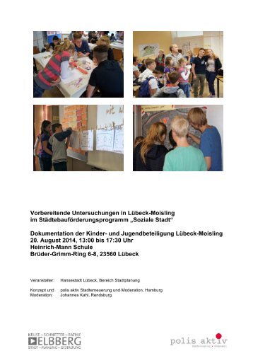 Dokumentation Ideenwerkstatt (PDF) - Stadtentwicklung