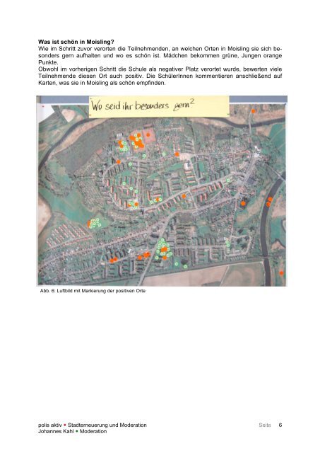 Dokumentation Ideenwerkstatt (PDF) - Stadtentwicklung