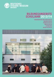 BILDUNGSANGEBOTE SCHULJAHR 2013 /14 - dhmd