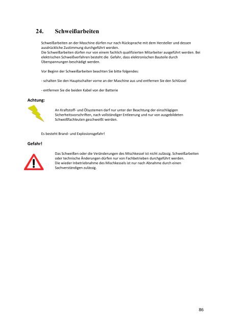 Betriebsanleitung WORKER N°1 SIGMA - BMS Bau-Maschinen ...