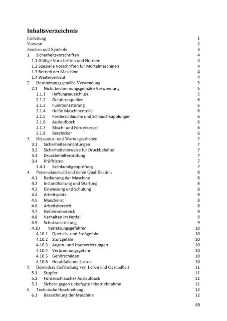 Betriebsanleitung WORKER N°1 SIGMA - BMS Bau-Maschinen ...