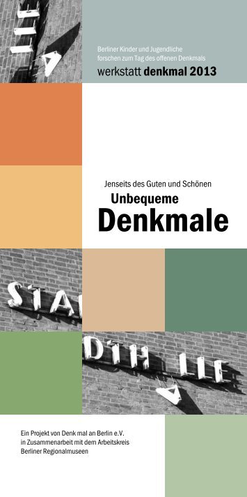 Denkmale - Denk mal an Berlin