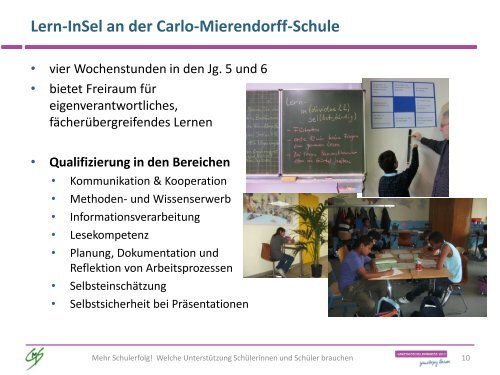 Mehr Schulerfolg! - Ganztägig Lernen.