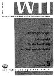 Lehrmaterial für die Ausbildung der Geologiefacharbeiter ...