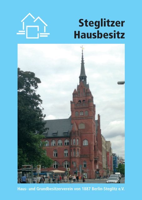 Steglitzer Hausbesitz 2013 Und Grundbesitzerverein Von 1887