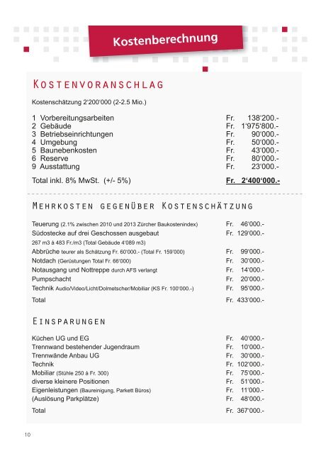 Broschüre - Freie Evangelische Gemeinde Buchs SG