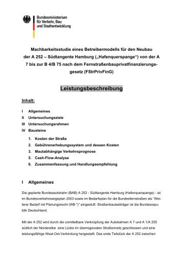 Machbarkeitsstudie - HH-Heute