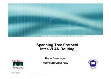 (STP), Inter-VLAN Routing