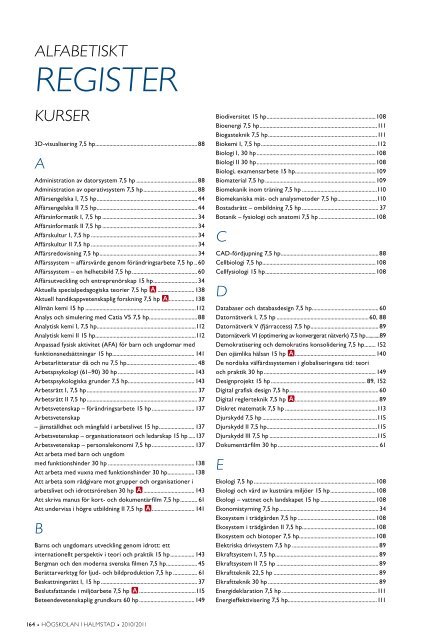 hÃgskoLaN I www.hh.se - HÃ¶gskolan i Halmstad