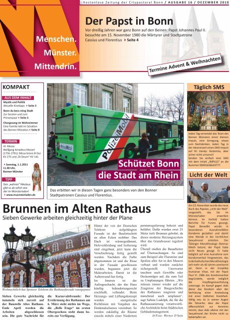 und was glaubst Du? - Bonner Münster