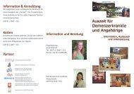 Flyer - Demenz-Service NRW