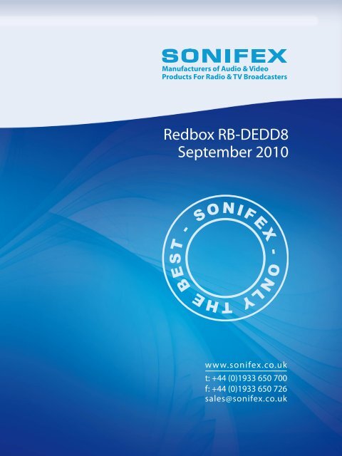 September 2010 Redbox RB-DEDD8 - HHb