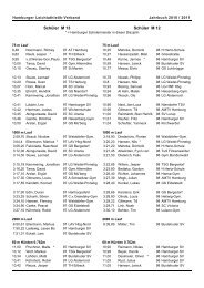 SchÃ¼ler M 13 SchÃ¼ler M 12 - Hamburger Leichtathletik-Verband