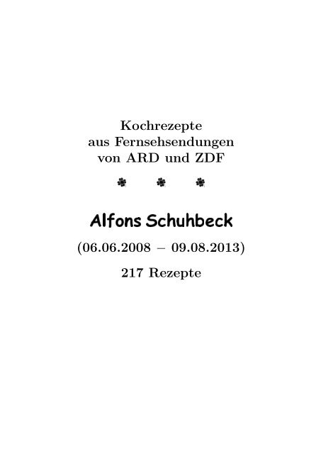 Alfons Schuhbeck Hhollatz De