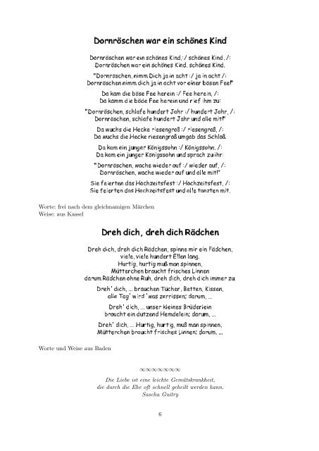 Lieder, - Hhollatz.de