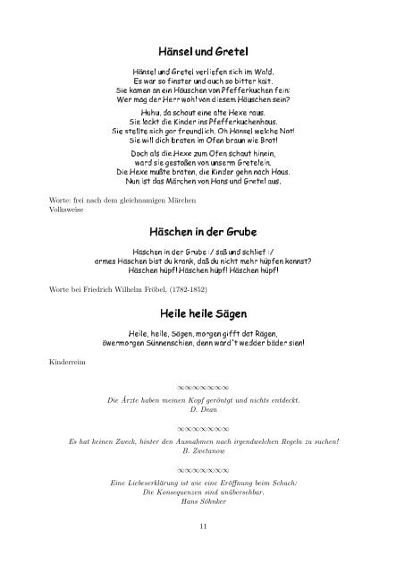 Lieder, - Hhollatz.de