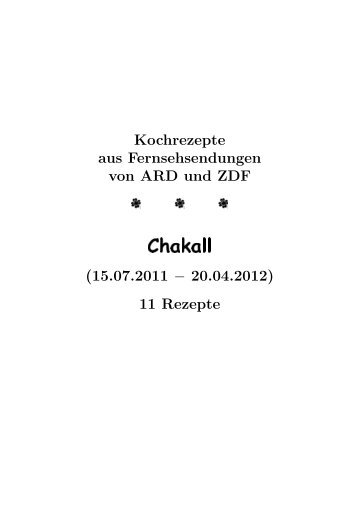 Chakall - Hhollatz.de