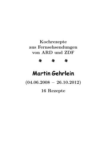 Martin Gehrlein - Hhollatz.de