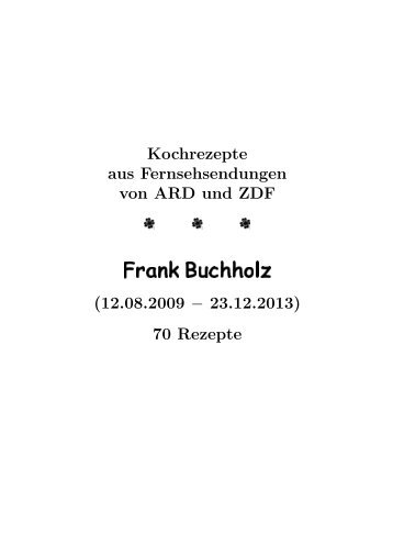 Frank Buchholz - Hhollatz.de