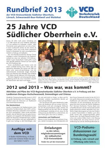 Rundbrief 2013 für Südbaden - VCD