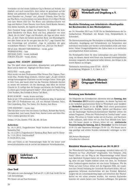 Mitteilungsblatt KW 44/2013 - Gemeinde Winterbach