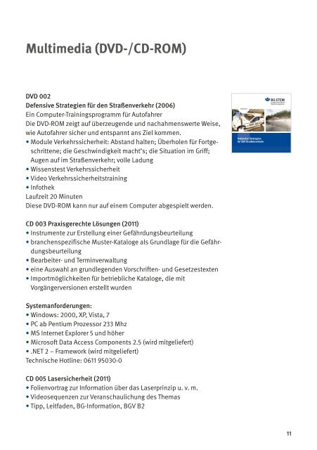 Informationsmaterial 2013/2014 - Die BG ETEM