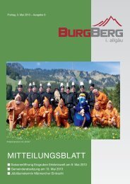 MitteilungsblAtt - Burgberg
