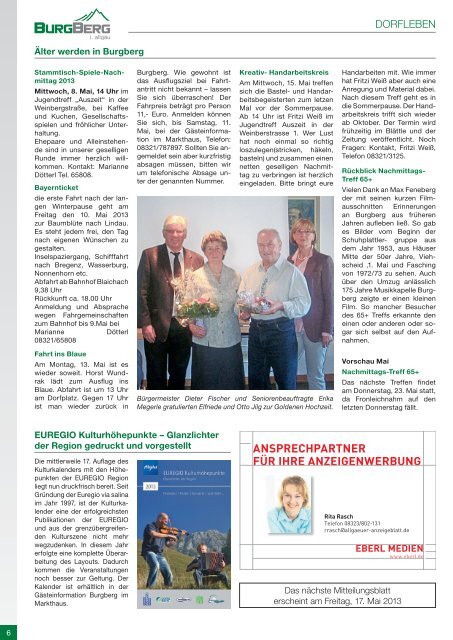 MitteilungsblAtt - Burgberg