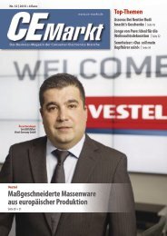 CE-Markt 12/2013 - CE-Markt Online