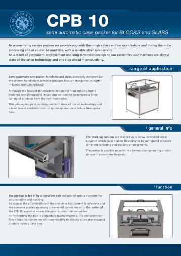 Product details as PDF - CHR. BOCK & SOHN