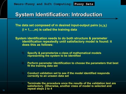 Slides for Fuzzy Sets, Ch. 2 of Neuro-Fuzzy and Soft Computing