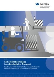 Sicherheitsbeurteilung Innerbetrieblicher Transport