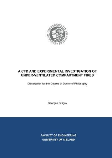 a cfd and experimental investigation of under-ventilated ...