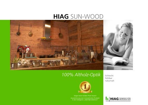 HIAG SUN-WOOD - HIAG Handel AG