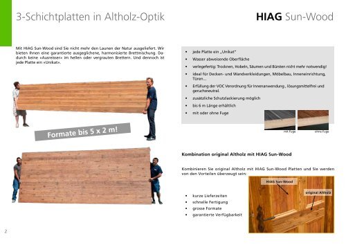 HIAG SUN-WOOD - HIAG Handel AG