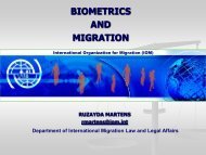 Presentation by Ruzayda Martens - Homeland Security, Biometric ...