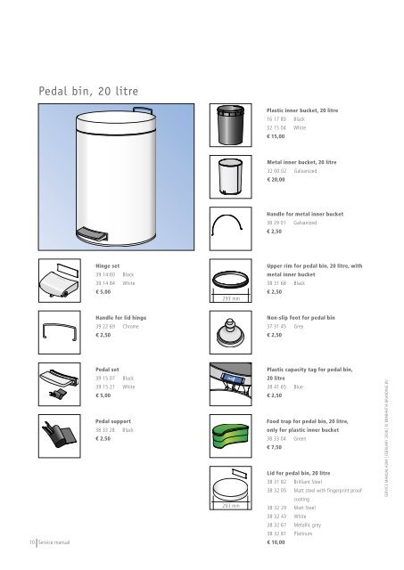 Service Manual February 2008 - Brabantia