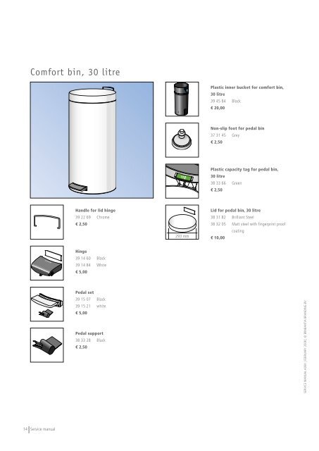 Service Manual February 2008 - Brabantia