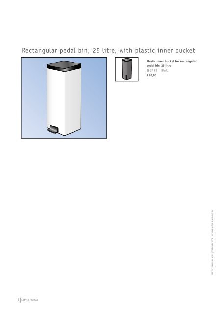 Service Manual February 2008 - Brabantia