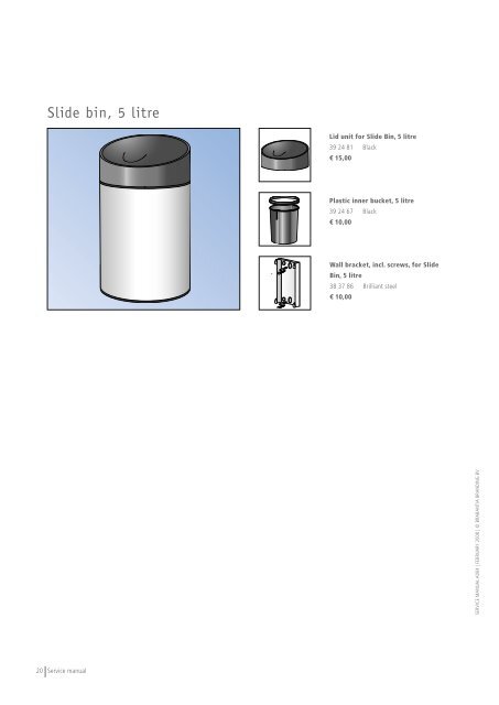 Service Manual February 2008 - Brabantia